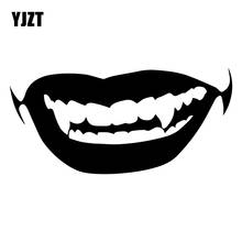 YJZT 16.3X7.7CM Sexy Vampire Lips Funny Scratch Decoration Car Sticker Vinyl Decals C25-0798 2024 - buy cheap