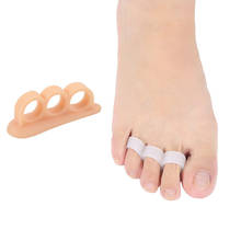 Toe Separator Crest Hammer Toe Claw Mallet Toe Corrector Stretchers Straighteners Alignment Bunion 3 Holes Gel Pain Relief T0034 2024 - buy cheap