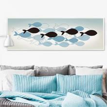 Pintura de diamante de estilo mediterráneo, cuadro moderno abstracto 5D artesanal, peces, cuentas cuadradas completas, bordado de diamantes, StickersZP-4478 de pared 2024 - compra barato