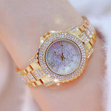 Relógios luxuosos para mulheres, de cristal, para mulheres, de quartzo, relógio de pulso, moderno, diamante, vestimenta feminina 2024 - compre barato