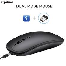 Bluetooth Mouse Wireless Dual Mode Mute Ultra-thin Mouse For HXSJ M90 Laptop PC Office 2024 - buy cheap