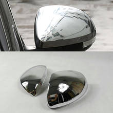 2 шт., хромированные защитные накладки на боковые зеркала заднего вида для Volkswagen Sharan 2024 - купить недорого