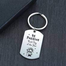 Stainless Steel Keychain Inspirational Gift for Mom Daughter Son Dog Tag Key Chains Cute Family Best Friends Friendship Keyring 2024 - buy cheap