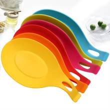 Kitchen Tools Accessories Silicone Spoon Mat,Spatula European Style Spoon Pad For Kitchen Gadget Kitchen Goods 5Z-CF419 2024 - buy cheap