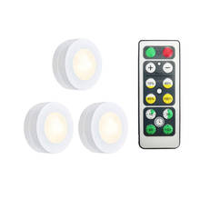 Luz LED inalámbrica para debajo del armario, iluminación regulable con batería, Control remoto, para escaleras, cocina 2024 - compra barato