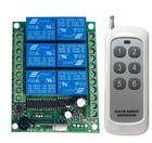 Interruptor com controle remoto sem fio, sistema de controle remoto com 6 canais, transmissor e receptor cc 12v, 24v, 6 canais, 6ch rf 315/433 mhz - compare preços Interruptor com controle remoto sem fio, sistema de controle remoto com 6 canais, transmissor e receptor cc 12v, 24v, 6 canais, 6ch rf 315/433 mhz - compare preços