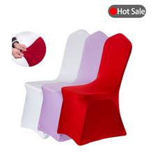 Chair Cover Spandex Wedding Banquet Party Seat Cover Anti-dirty Home Textile Removable Dining Table Chair slipcover Home Decor 2024 - buy cheap