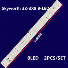 Faixa de luz de fundo de led de 595mm, painel com luz de fundo para o sky worth 32_3x8 de led 32e360e 2024 - compre barato