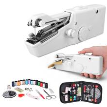 Portable Mini Hand Sewing Machine DIY Household Quick Stitch Sew Needlework Cordless Clothes Fabrics Electronic Sewing Machine 2024 - buy cheap