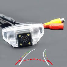 CCD HD Автомобильная задняя камера заднего вида для Honda CRV FIT hatchback ODYSSEY 2008 до 2013 Парковая камера с Умной динамической траекторией 2024 - купить недорого