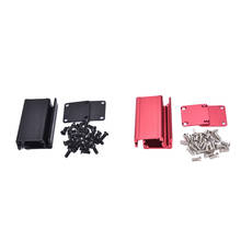 Extruded Aluminum Box Black Red Enclosure Electronic Project Case for PCB 2 Colors 1PCS 50x25x25mm 2024 - buy cheap