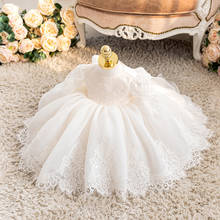 Toddler Girl Baptism Dress Lace Christmas Costumes Princess Dresses 1 Year Birthday Ball Gown Kids Party Wear Dresses For Girls 2024 - buy cheap