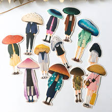 12pcs/pack Cute mushroom mask girl Decorative Sticker DIY Scrapbooking diary album Stickers escolar 2024 - buy cheap