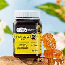 Оригинальная новозеландская добавка Comvita Multiflora Honey 500 г для здоровья, для пищеварения, дыхательной системы, против кашля 2024 - купить недорого