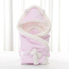 Одеяло для новорожденного ребенка, уплотненные мягкие теплые спальные мешки, Зимние Детские спальные мешки для младенцев, Bebe, пеленки, конверты для маленьких девочек и мальчиков 2024 - купить недорого