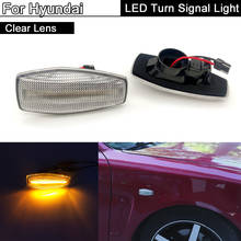 Luz LED lateral delantera para coche, marcador de giro ámbar, sin errores, para Hyundai Sonata Tucson Elantra Tiburon Accent, 2 uds. 2024 - compra barato