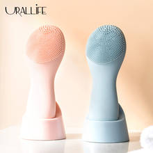 Uareliffe Electric DoubleSided Facial Cleansing Instrument Silicone Surface Face Cleaning Machine Skin Care Massager Beauty Tool 2024 - buy cheap