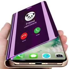 Vista de espejo inteligente Flip caja del teléfono para Huawei Honor amigo 30 20 10 Lite P40 P30 Lite P20 Pro P Smart Z 2019 Nova 7 5T Flip Cover 2024 - compra barato