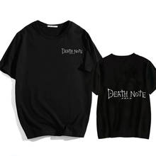 Death Note Letter Clothes Summer Women T-shirt Casual Men Short Sleeve Cotton T Shirt Tees Tops Harajuku Streetwear 2024 - buy cheap