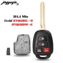 jingyuqin 3/4 B Remote Car Key Control Key Fob 315MHZ For Toyota CAMRY 2012 2013 2014 2015 Corolla HYQ12BDM-G HYQ12BDM-H 2024 - buy cheap