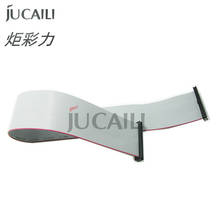 Jucaili 2 шт струйный принтер 40 контактов konica 512/1024 печатающая головка кабель для allwin Флора человека струйный принтер кабель для передачи данных 2024 - купить недорого