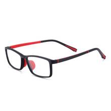 Colorful Men and Women TR90 Lightweight Rectangular Black Optical Eyeglass Frame For Prescription Lenses Myopia Progressive 2024 - buy cheap