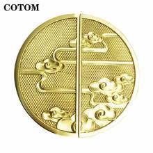 COTOM 1Pair 18CM 3D Carving Cloud Large Solid Brass Door Handles Furniture Decoration Copper Cabinet Pull Cupboard Knobs 2024 - buy cheap