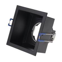 New Design Recessed Downlight Ceiling Lamp Holder GU10 MR16 Base Socket Lighting Fixture Round Square Spotlight Mounting Frame 2024 - buy cheap