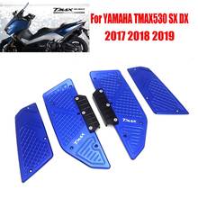 Placa delantera y trasera para motocicleta Yamaha, estribo para reposapiés, almohadillas para Pedal, para Yamaha TMax 530, Tmax 530, Tmax530, 2017, 2018 2024 - compra barato