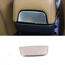 For Nissan Kicks 2017-2021 Stainless steel LHD Car Rear Armrest Storage box Sequins Cover Trim Car-Styling Accessories 1pcs 2024 - buy cheap