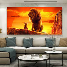 The Lion King Movie Posters and Prints Wall Art Canvas Painting Animal Picture Wall Art for Living Room Home Decor (No Frame) 2024 - buy cheap