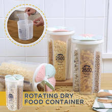 Caixa de armazenamento de cereais selada caixa de armazenamento de alimentos de grãos de arroz recipiente de arroz de cozinha agradável caixa de armazenamento de grãos de farinha #10 2024 - compre barato