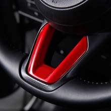 Car steering wheel decal for For Mazda 2 Demio 3 6 CX-3 CX-5 CX5 CX 5 CX8 CX-9 Axela ATENZA 2017 2018 2019 Accessories 2024 - buy cheap