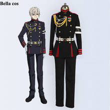 Disfraz de cosplay de Seraph of the end para hombre, uniforme de tamaño personalizado, hiiragi shinya, trajes de Halloween, traje de Anime, cos 2024 - compra barato