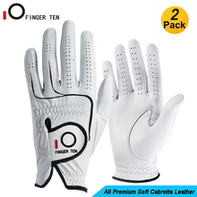 2 Pcs All Premium Best Grip Golf Gloves Men Cabretta Leather Soft Comfortable Left Hand Right with Cadet Size 2024 - buy cheap