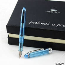 Nueva llegada Jinhao 992 Kawaii Lucency/azul/blanco/rojo/12 colores pluma fuente de la Oficina de la escuela y de escritura bolígrafos bonitos 2024 - compra barato