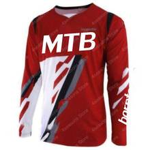 Camisa feminina para motocross, camiseta esportiva dh off-road para corrida e ciclismo, motocross, downhill 2024 - compre barato