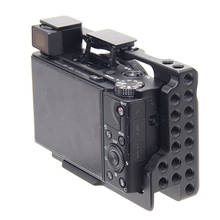 Корпус для камеры из алюминиевого сплава с 1/4 отверстиями для резьбы для Sony RX100 M7 VII 7 защитный чехол для камеры DSLR 2024 - купить недорого