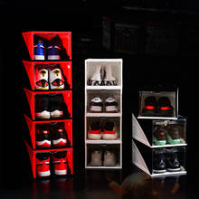 Sneaker Storage Box HD Transparent AJ Anti-oxidation Shoe Box Dustproof Sports Shoes High Heels Organizer Shoe Display Cabinet 2024 - buy cheap
