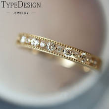 Женское обручальное кольцо с кристаллами, 2 цвета 2024 - купить недорого