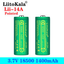 LiitoKala Lii-14A 18500 1400mah rechargeable Battery 18500 battery 3.7V For lashlight Wholesale Safe Li-Ion 2024 - buy cheap