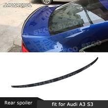 Carbon Fiber FRP Rear Spoiler Trunk Wing For Audi A3 S3 Sedan 2013 - 2017 Car Styling 2024 - buy cheap