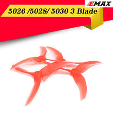 Emax AVAN Scimitar 5026 5028 5030 3Blade Propellers 2CW 2CCW For RC Quadcopter RC Plane FPV Racing Drone 2024 - buy cheap