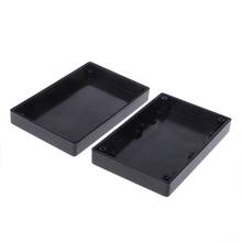 Caja de instrumentos de proyecto electrónico, conector impermeable de 125x80x32mm, color negro 2024 - compra barato