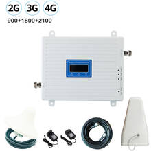 2G 3G 4G mobile phone signal amplifier tri-band mobile signal amplifier LTE cellular repeater GSM DCS WCDMA 900 18 2024 - buy cheap