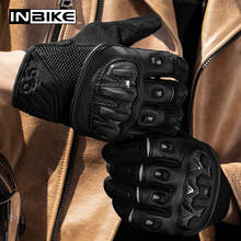 INBIKE жесткая защитная оболочка велосипедные перчатки из углеродного волокна мужские спортивные мотоциклетные Мотоцикл Мотокросс Гонки MTB велосипедные перчатки 2024 - купить недорого