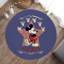Cartoon  Round 120cm Minnie Mickey Baby Play Mat Large Disney Rug  Floor Mat Baby Activity Gym Rugs for Boys Bedroom 2024 - buy cheap