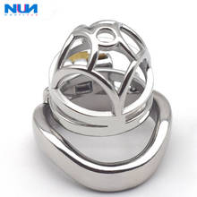 NUUN Stainless Steel Male Chastity Cage Scrotum Cock Penis Ring Lock Dick Bondage Sex Toys For Men Secret Use Comfortable 2024 - buy cheap