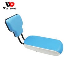 WEST BIKING Children Bicycle Seats Bike Rear Tail Saddles Seats Soft Children Backrest Cycling Seat Bicycle Back Saddle For Kids 2024 - buy cheap