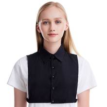 2020 Solid Color Shirt Fake Collar Detachable Square Point False Collar Lapel Blouse 2024 - buy cheap